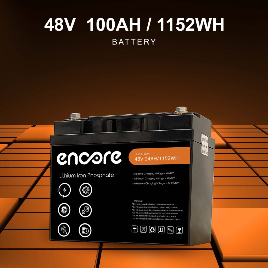 48V 100AH / 1152WH Encore Battery